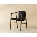 Oak Black Leather Dining Chair | Splendido Aran | Oroatrade.com