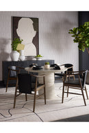 Oak Black Leather Dining Chair | Splendido Aran | Oroa.com