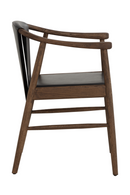 Oak Black Leather Dining Chair | Splendido Aran | Oroa.com