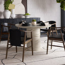 Oak Black Leather Dining Chair | Splendido Aran | Oroatrade.com