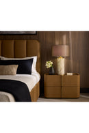 Hospitality furniture - Leather-Look 2-Drawer Nightstand - www.oroatrade.com
