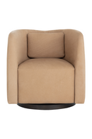 Nubuck Leather Swivel Lounge Chair | Splendido Emilie | Oroa.com