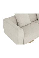 Round Oak Base Sofa | Splendido Mattis | Oroa.com