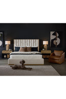 Leather Sloped-Arm Swivel Lounge Chair | Splendido Orwell | Oroa.com