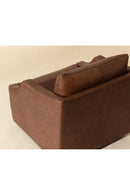 Leather Sloped-Arm Swivel Lounge Chair | Splendido Orwell | Oroa.com