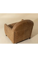 Brown Italian Leather Lounge Chair | Splendido Cynthia | Oroa.com