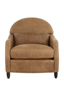 Brown Italian Leather Lounge Chair | Splendido Cynthia | Oroa.com