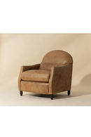Brown Italian Leather Lounge Chair | Splendido Cynthia | Oroa.com