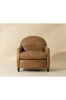 Brown Italian Leather Lounge Chair | Splendido Cynthia | Oroa.com