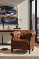 Leather Chesterfield Lounge Chair | Splendido Marjorie | Oroa.com