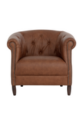 Leather Chesterfield Lounge Chair | Splendido Marjorie | Oroa.com