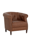 Leather Chesterfield Lounge Chair | Splendido Marjorie | Oroa.com