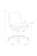 Matte Gold Base Office Chair | Splendido Berget | Oroa.com