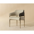 Hospitality furniture - Cream Leather Dining Armchair - www.oroatrade.com