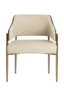 Cream Leather Dining Armchair | Splendido Tova | Oroa.com