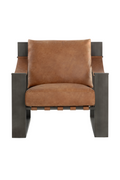 Leather Strapped Lounge Chair | Splendido Berke | Oroa.com
