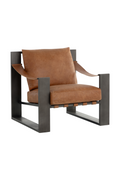 Leather Strapped Lounge Chair | Splendido Berke | Oroatrade.com