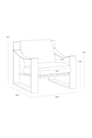 Leather Strapped Lounge Chair | Splendido Berke | Oroa.com