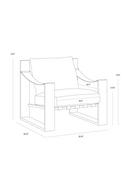 Leather Strapped Lounge Chair | Splendido Berke | Oroa.com