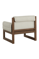 Tufted White Linen Lounge Chair | Splendido Ferguson | Oroa.com
