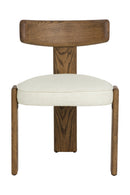 Contract furniture - Oak Framed 3-Legged Dining Chairs (2) - www.oroatrade.com