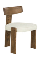 Contract furniture - Oak Framed 3-Legged Dining Chairs (2) - www.oroatrade.com