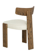 Contract furniture - Oak Framed 3-Legged Dining Chairs (2) - www.oroatrade.com