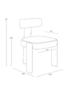 Contract furniture - Oak Framed 3-Legged Dining Chairs (2) - www.oroatrade.com