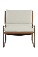 White Linen Scooped Lounge Chair | Splendido Zancor | Oroa.com