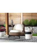 Padded Wicker Outdoor Lounge Chair | Splendido Carilo | Oroa.com