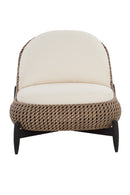 Padded Wicker Outdoor Lounge Chair | Splendido Carilo