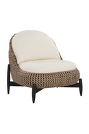 Padded Wicker Outdoor Lounge Chair | Splendido Carilo