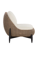 Padded Wicker Outdoor Lounge Chair | Splendido Carilo
