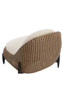 Padded Wicker Outdoor Lounge Chair | Splendido Carilo