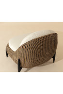 Padded Wicker Outdoor Lounge Chair | Splendido Carilo