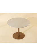 White Marble Round Bistro Table | Splendido Iska | Oroa.co