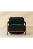 Brown Oak Framed Lounge Chair | Splendido Bosco | Oroa.com