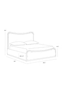 Boucle King Bed | Splendido Junia | Oroa.com