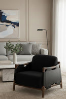 Solid Oak Framed Lounge Chair | Splendido Calloway | Oroa.com