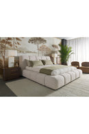 Contract furniture - Brown Burl Veneer 2-Drawer Nightstand - www.oroatrade.com