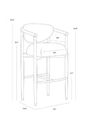 Solid Oak Framed Bar Stool | Splendido Sigrid | Oroa.com