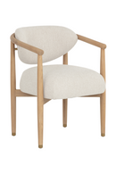 Round Oak Frame Dining Armchair | Splendido Sigrid | Oroa.com