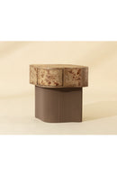 Contract furnitureFreeform Burl Veneer Nightstand - www.oroatrade.com