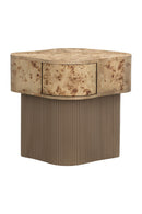 Contract furnitureFreeform Burl Veneer Nightstand - www.oroatrade.com