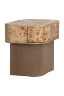 Contract furnitureFreeform Burl Veneer Nightstand - www.oroatrade.com