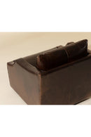 Leather Sloped-Arm Swivel Lounge Chair | Splendido Orwell | Oroa.com