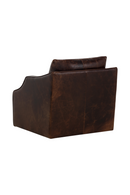 Leather Sloped-Arm Swivel Lounge Chair | Splendido Orwell | Oroa.com