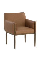 Contract furniture - Bronze Legged Dining Armchair - www.oroatrade.com
