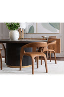 Open-Back Leather Look Dining Chair | Splendido Atika | Oroa.com