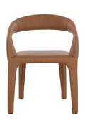 Open-Back Leather Look Dining Chair | Splendido Atika | Oroa.com